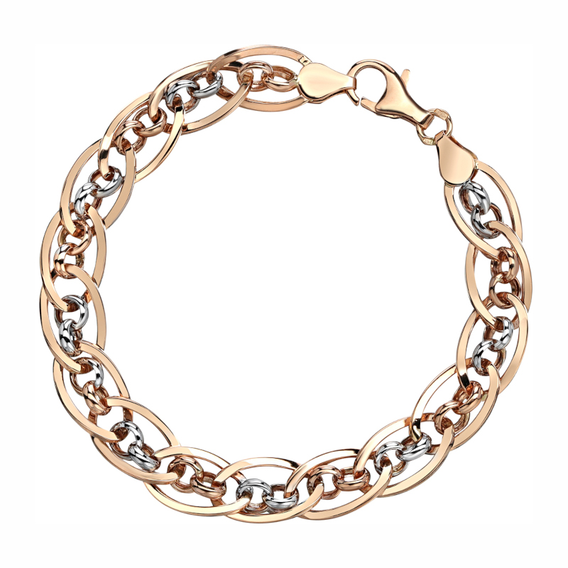 Браслет из красного золота 585 пробы без вставок 01Б0121090РД