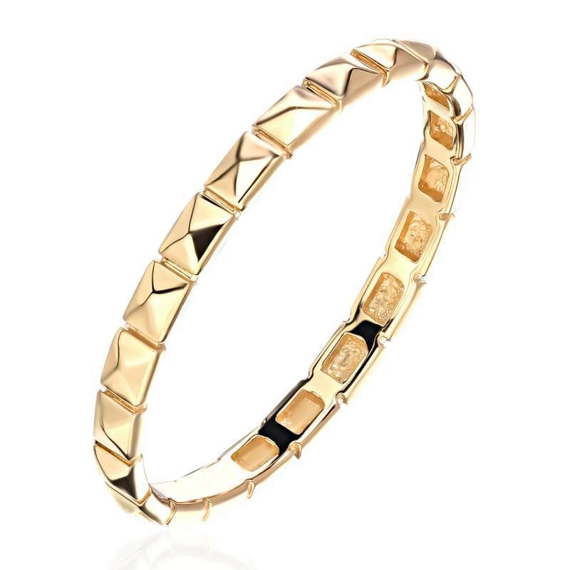 Кольцо из желтого золота 585 пробы без вставок 01К0314830