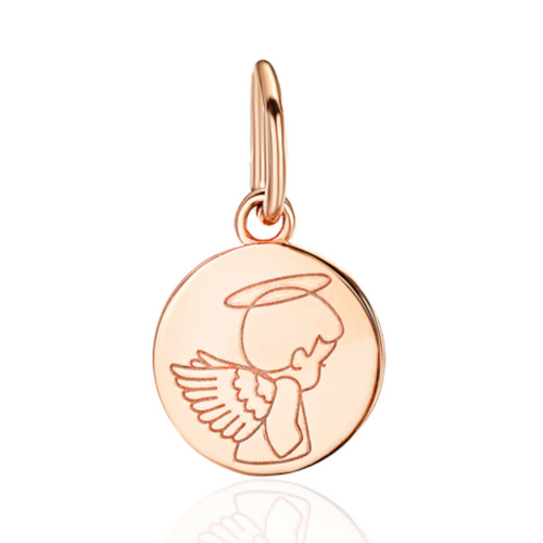 Подвеска из красного золота 585 пробы без вставок 01П714097