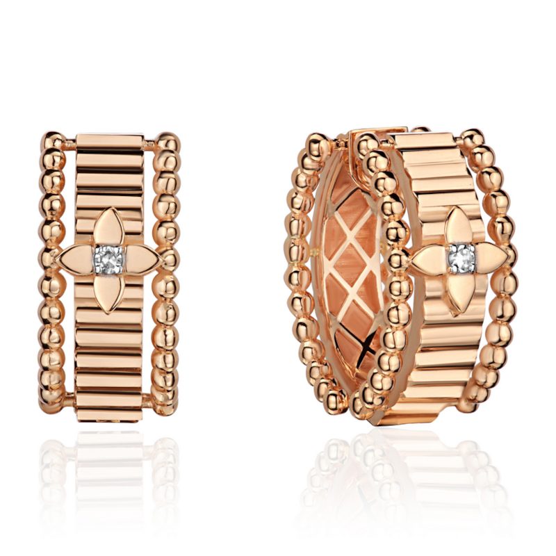 Серьги из красного золота 585 пробы с бриллиантами 01С6116884-17