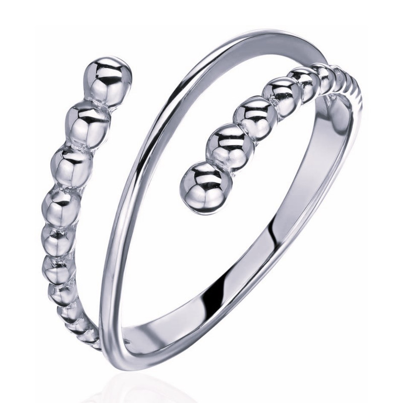 Кольцо из платины 585 пробы без вставок 01К0915922-585