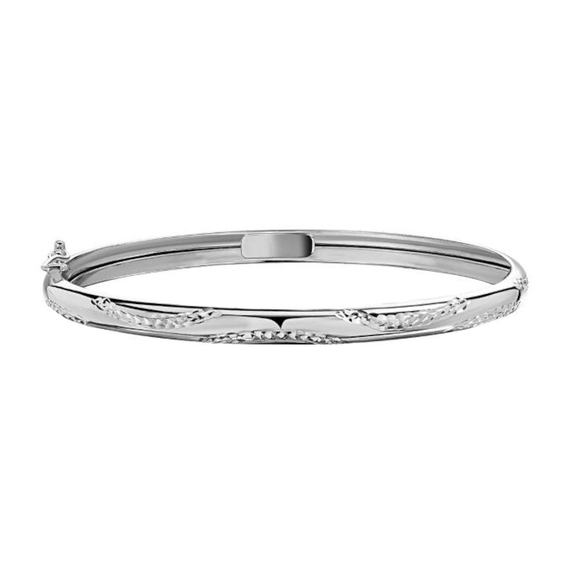 Браслет конго из белого золота 585 пробы без вставок 01Б722925