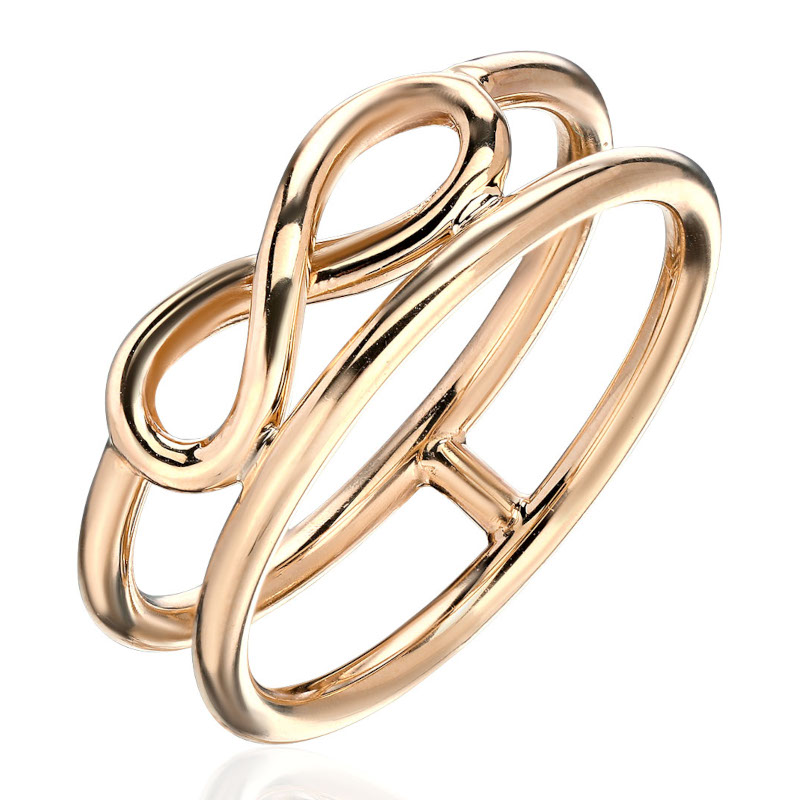 Кольцо из красного золота 585 пробы без вставок 01К0116698