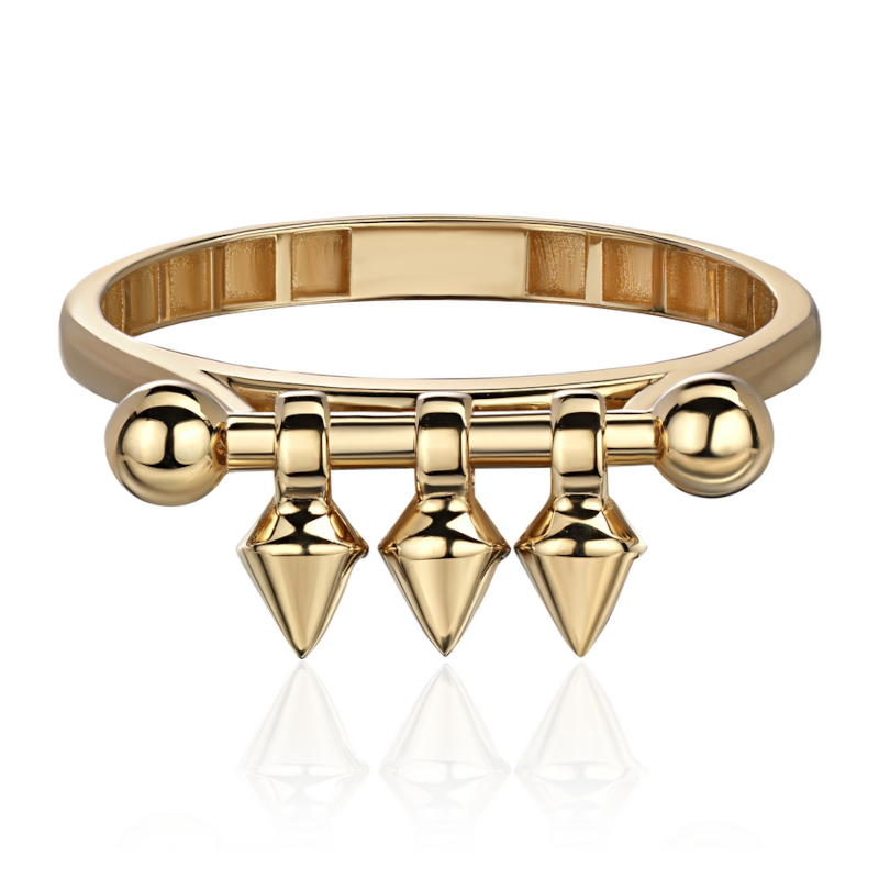 Кольцо из желтого золота 585 пробы без вставок 01К0316945