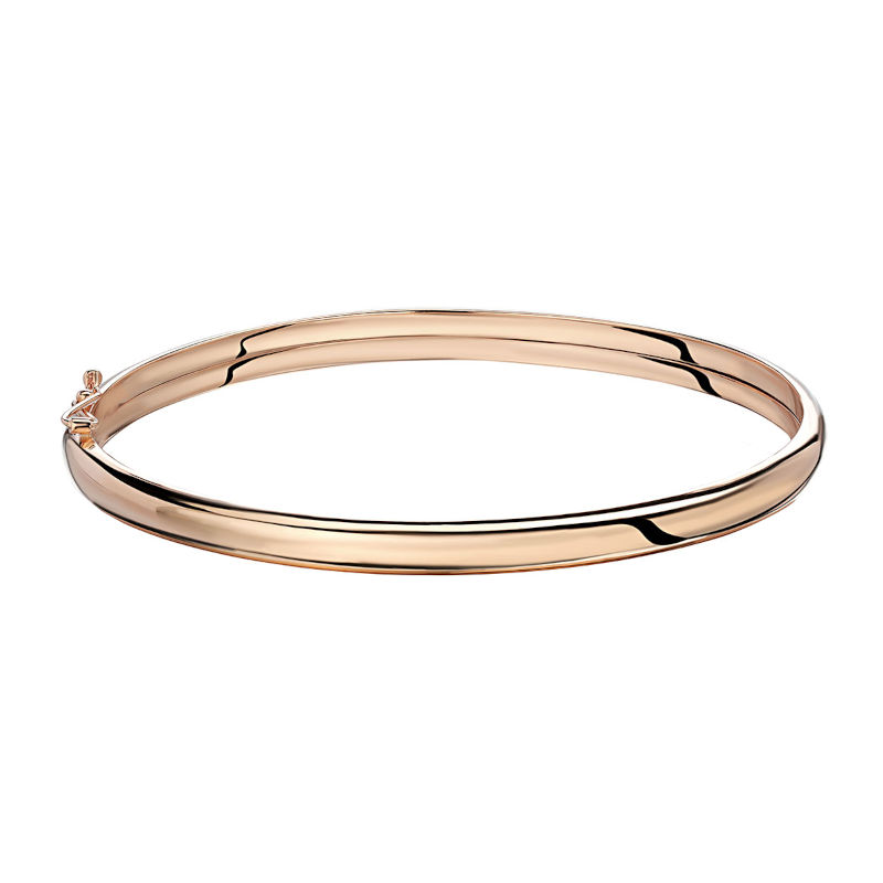 Браслет конго из красного золота 585 пробы без вставок 01Б0121042