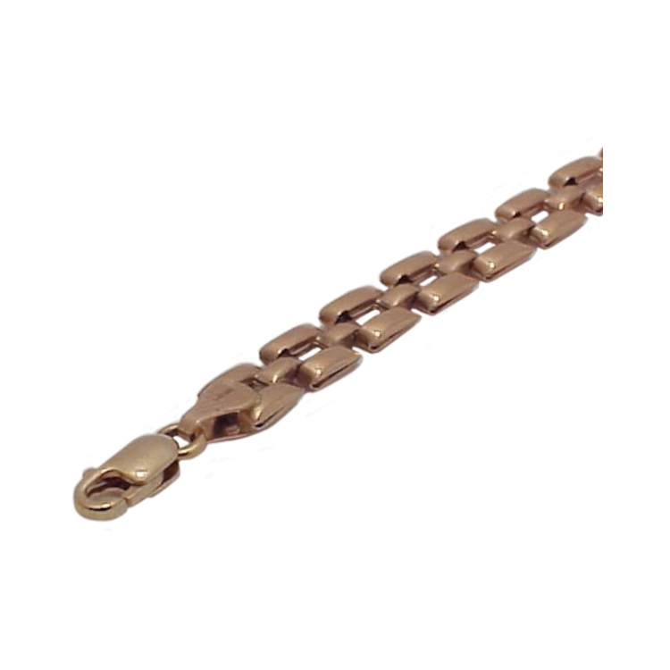 Браслет из желтого золота 585 пробы без вставок 01Б030115