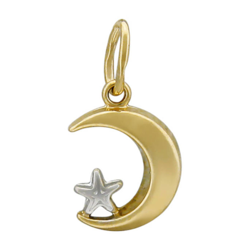 Подвеска из желтого золота 585 пробы без вставок 01П031603