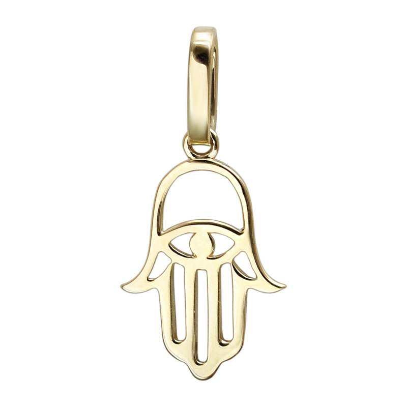 Подвеска из желтого золота 585 пробы без вставок 01П032313