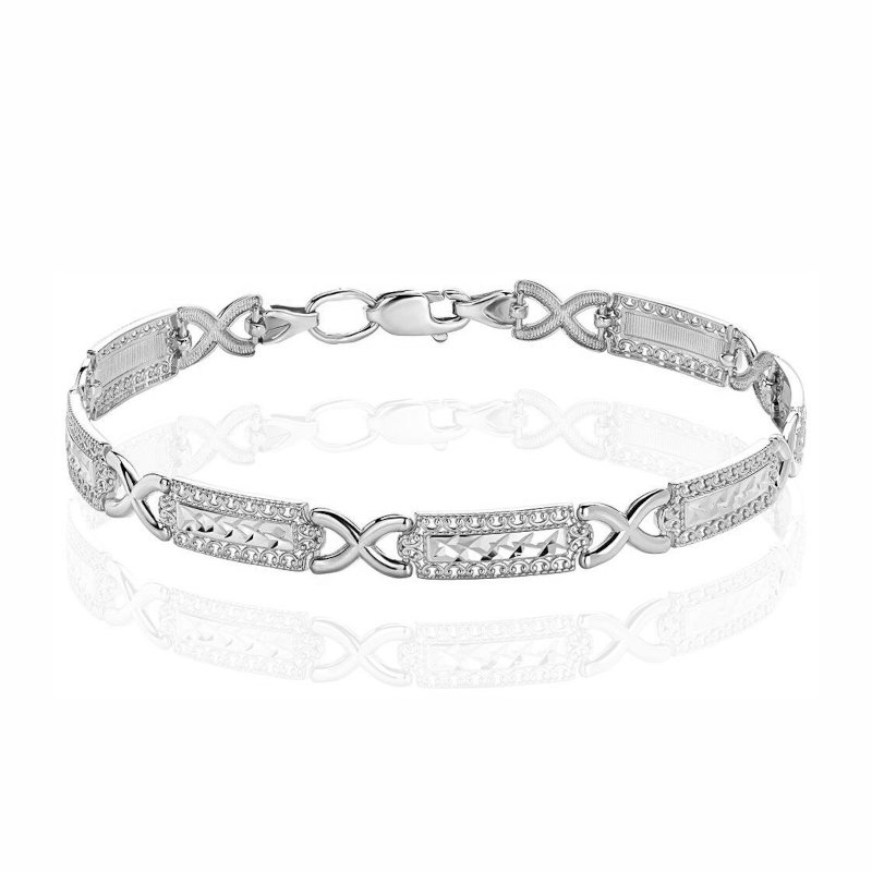 Браслет из серебра 925 пробы без вставок 01Б750620