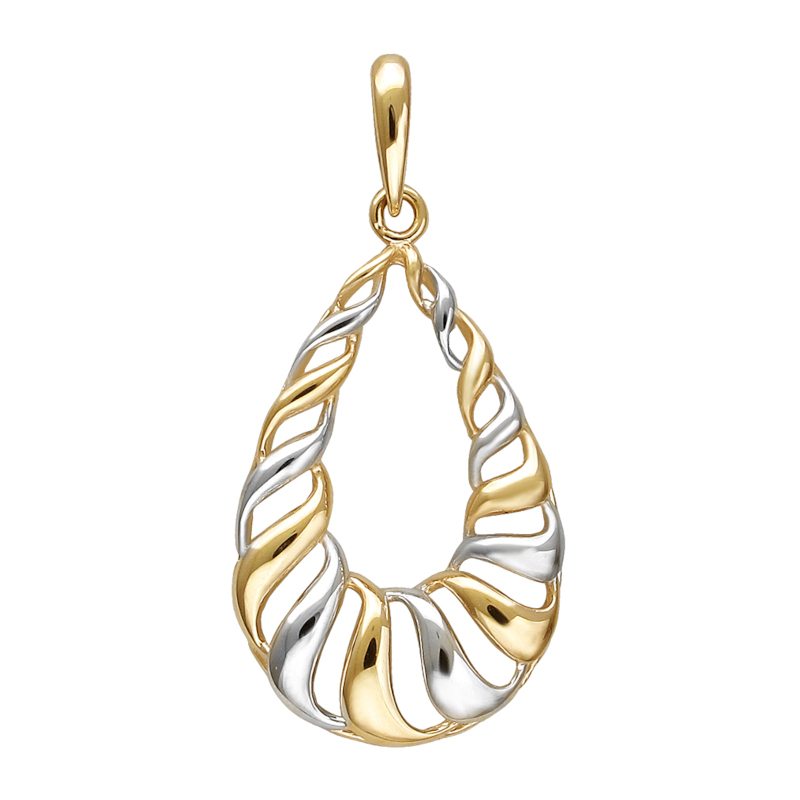 Подвеска из красного золота 585 пробы без вставок 01П0113293Р