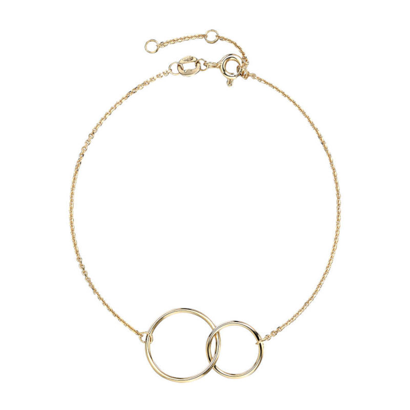 Браслет из желтого золота 585 пробы без вставок 01Б732757