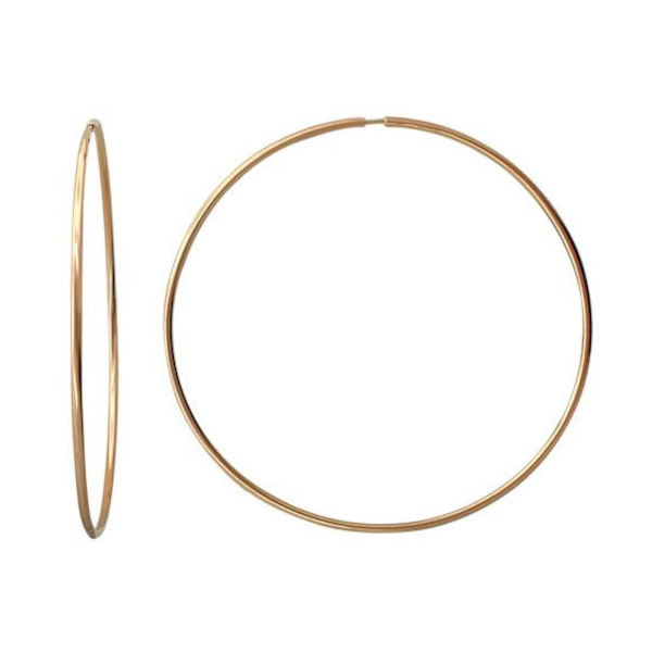 Серьги из красного золота 375 пробы без вставок 01С010396S