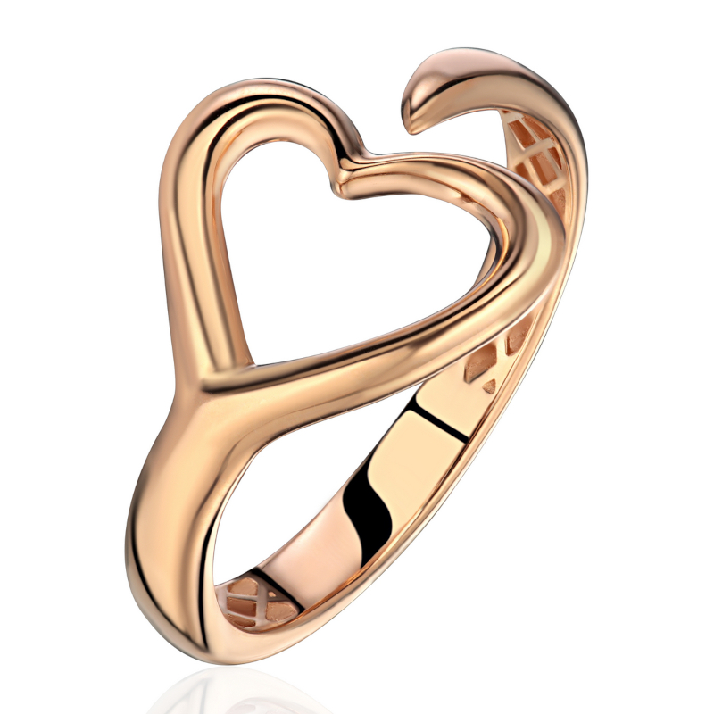 Кольцо из красного золота 585 пробы без вставок 01К0117144