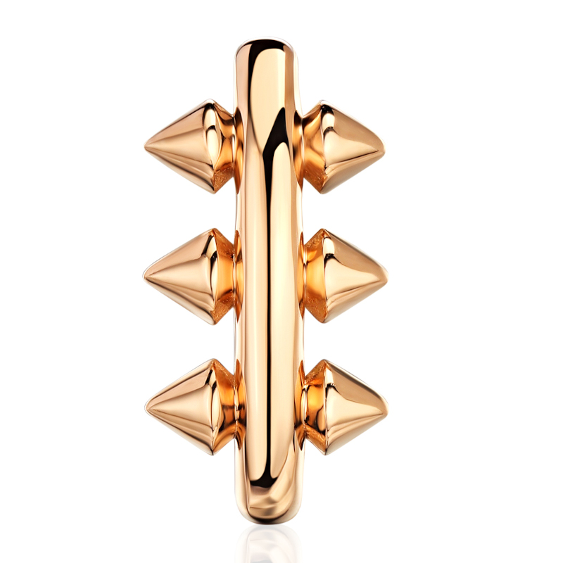 Подвеска из красного золота 585 пробы без вставок 01П0116957