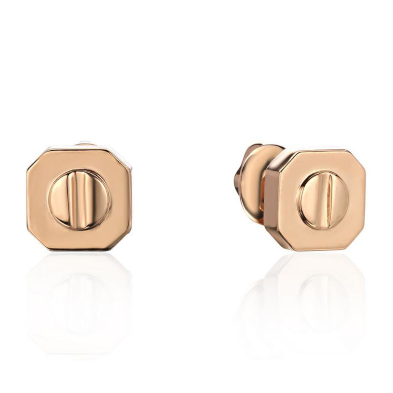 Серьги из красного золота 375 пробы без вставок 01С0114617S