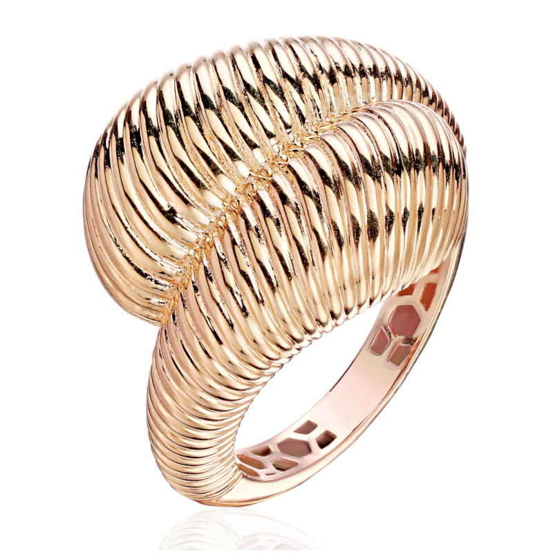 Кольцо из красного золота 585 пробы без вставок 01К0116721