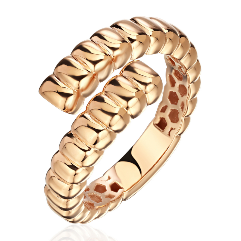 Кольцо из красного золота 585 пробы без вставок 01К0115737