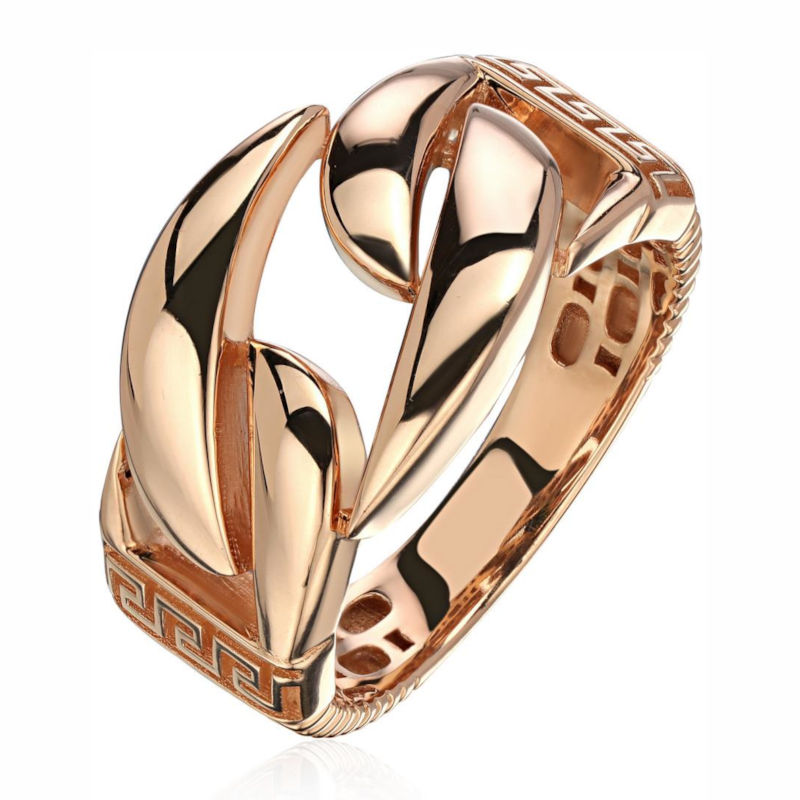 Кольцо из красного золота 585 пробы без вставок 01К0115043