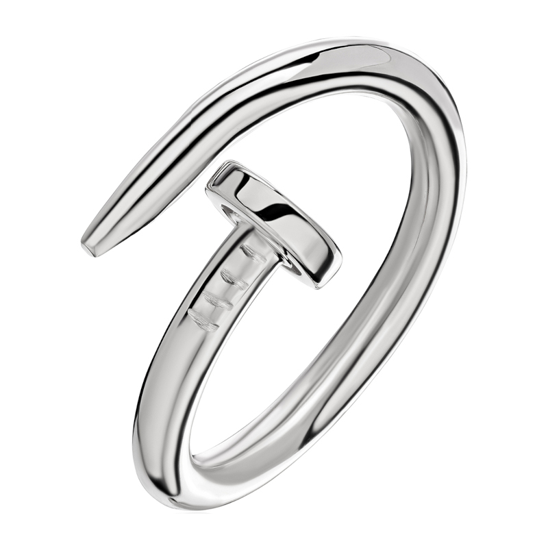 Кольцо из белого золота 585 пробы без вставок 01К0214115