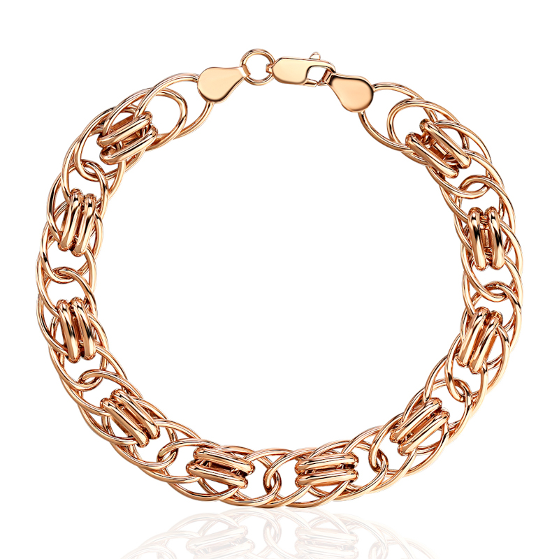 Браслет из красного золота 375 пробы без вставок 01Б013518S