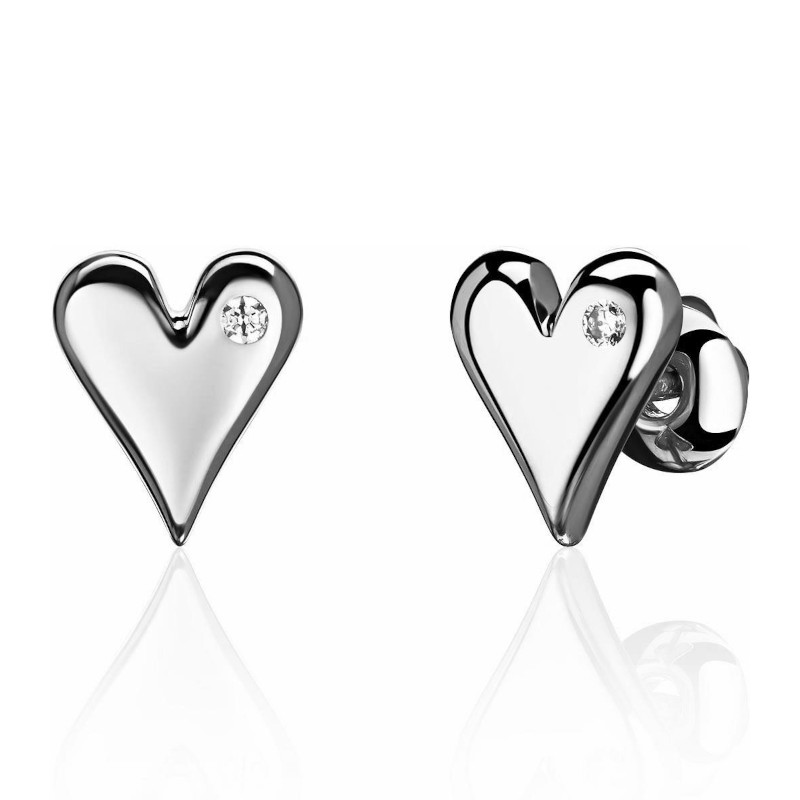 Серьги из платины 585 пробы с бриллиантами 01С6916598-17-585