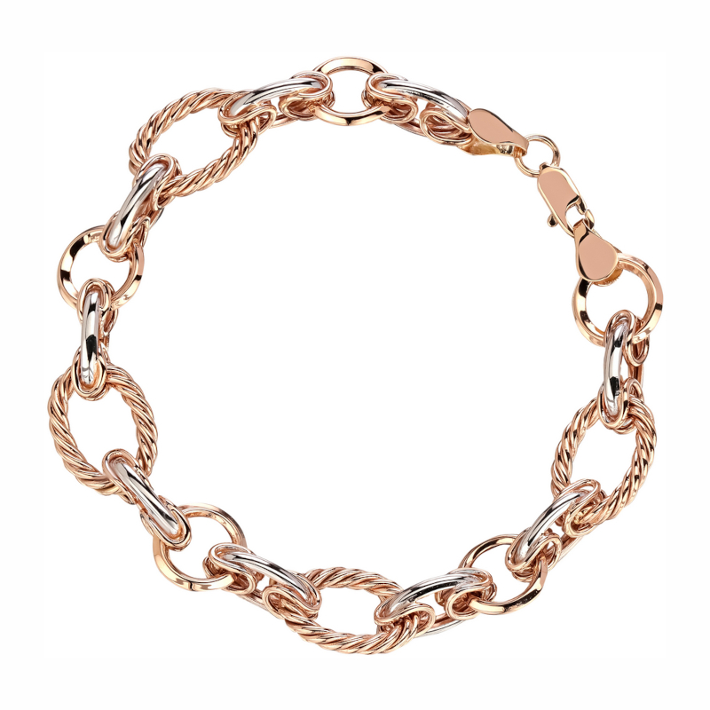 Браслет из красного золота 585 пробы без вставок 01Б0121099Р