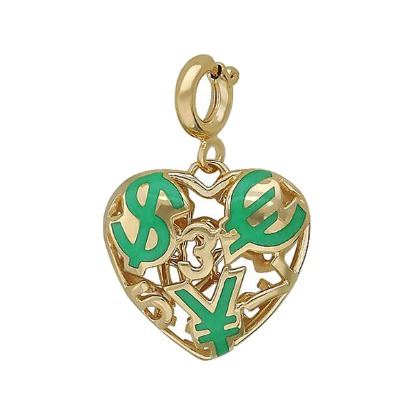 Подвеска из желтого золота 585 пробы без вставок 01П031759ЭШ