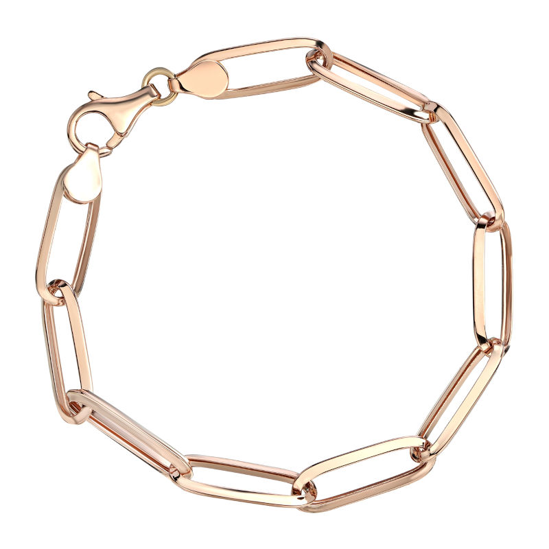 Браслет из красного золота 585 пробы без вставок 01Б0121107Д