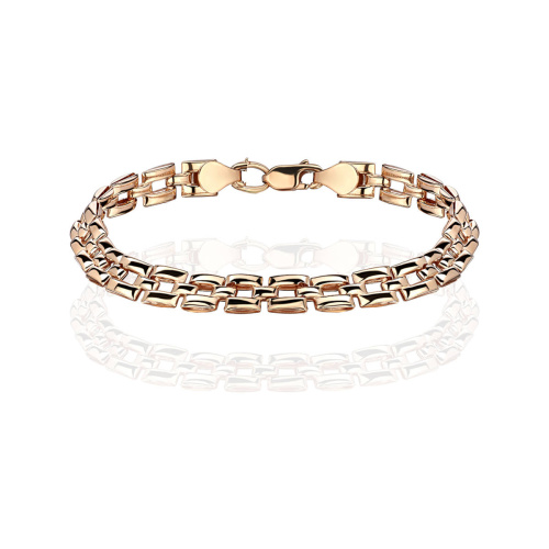 Браслет из красного золота 585 пробы без вставок 01Б710115