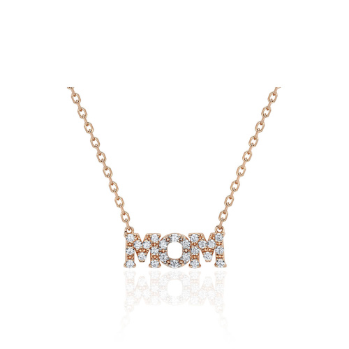 Колье из красного золота 585 пробы с фианитами 01Л112179