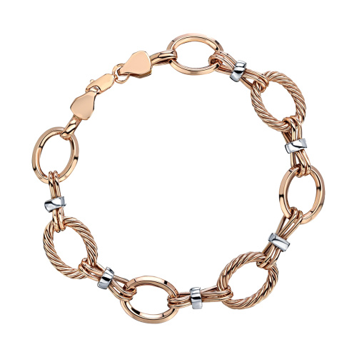 Браслет из красного золота 585 пробы без вставок 01Б013017РД Браслет из красного золота 585 пробы без вставок 01Б013017РД