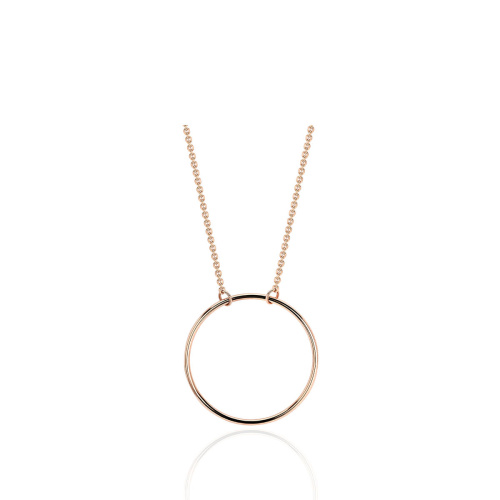 Колье из красного золота 585 пробы без вставок 01Л711682