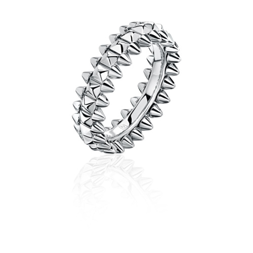 Кольцо из белого золота 585 пробы без вставок 01К0215195