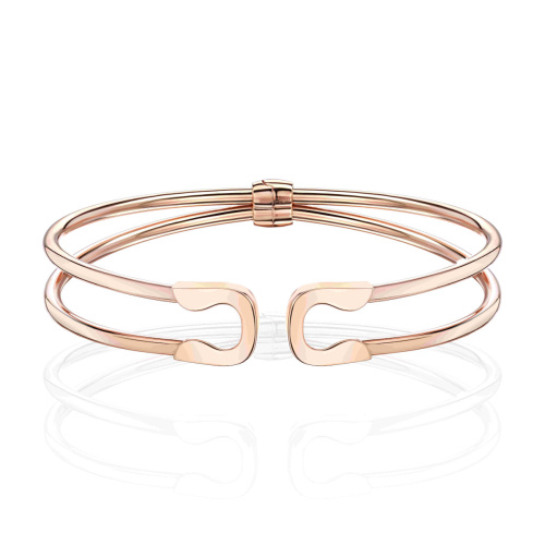 Браслет конго из красного золота 585 пробы без вставок 01Б0121049