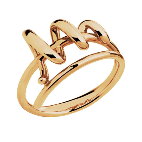 Кольцо из красного золота 585 пробы без вставок 01К0112714