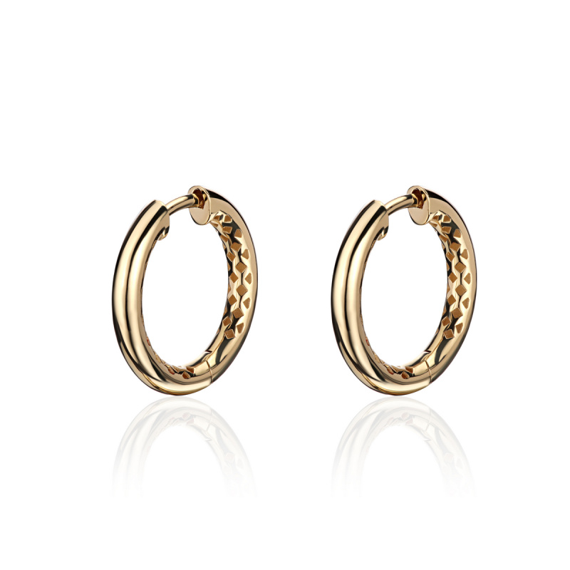 Серьги из желтого золота 585 пробы 01С0315983