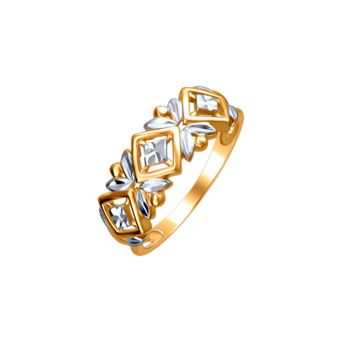 Кольцо из красного золота 585 пробы без вставок 01К7112598Р