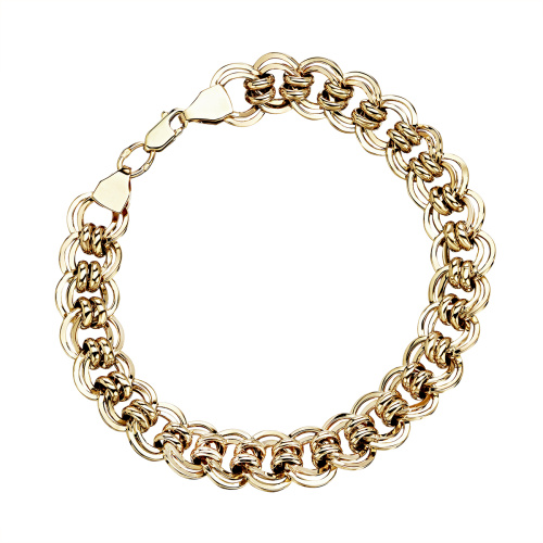 Браслет из желтого золота 585 пробы без вставок 01Б0321087Р