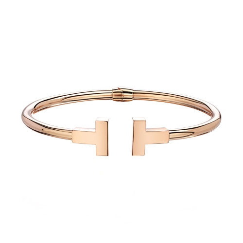 Браслет конго из красного золота 585 пробы без вставок 01Б0121021