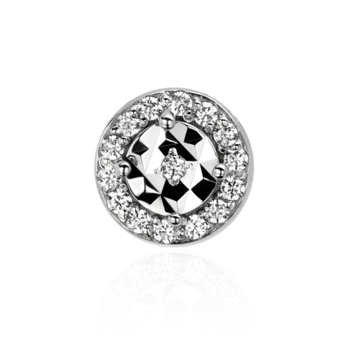 Подвеска из белого золота с 585 пробы с фианитами 01П1214835