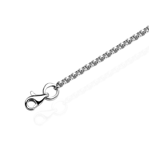 Цепь из белого золота 585 пробы без вставок 01Ц0208285