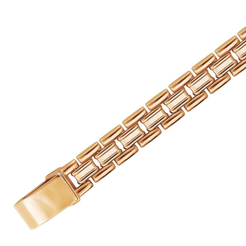 Браслет из красного золота 585 пробы без вставок 01Б012736