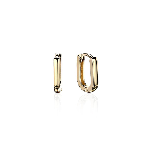 Серьги из желтого золота 585 пробы без вставок 01С0315163