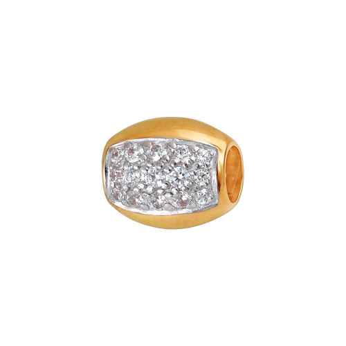 Подвеска из красного золота 585 пробы с фианитами 01П111478