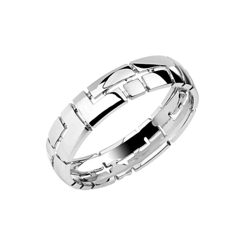 Кольцо из платины 585 пробы без вставок 01К0911567-585