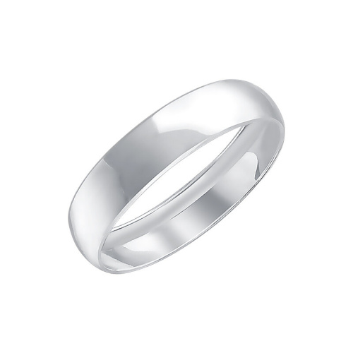 Обручальное кольцо из серебра 925 пробы без вставок 01О050250