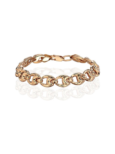 Браслет из красного золота 585 пробы без вставок 01Б710168