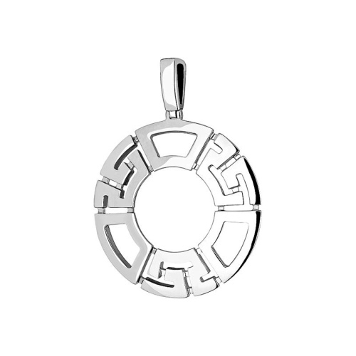 Подвеска из белого золота 585 пробы без вставок 01П026506