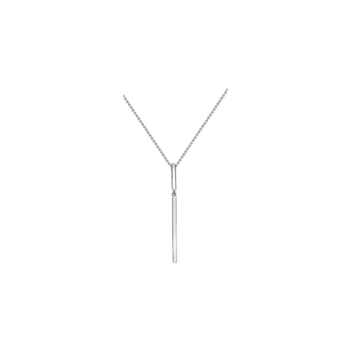 Колье из белого золота 585 пробы без вставок 01Л021206