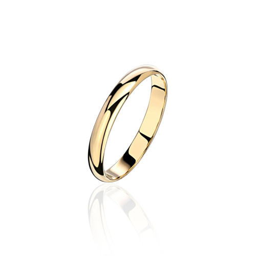 Обручальное кольцо из желтого золота 585 пробы 01О030123